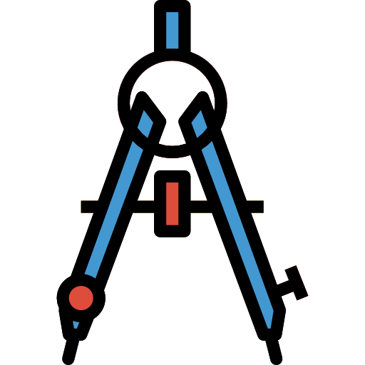 kompas Aphiradee (monkik) Lineal Color ikona