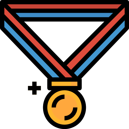 Medal Aphiradee (monkik) Lineal Color icon