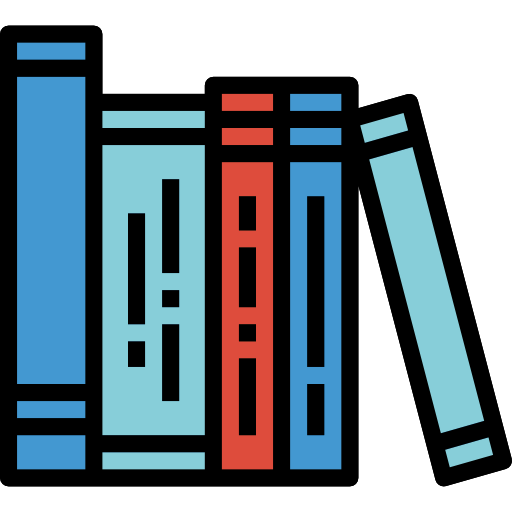 biblioteca Aphiradee (monkik) Lineal Color icona