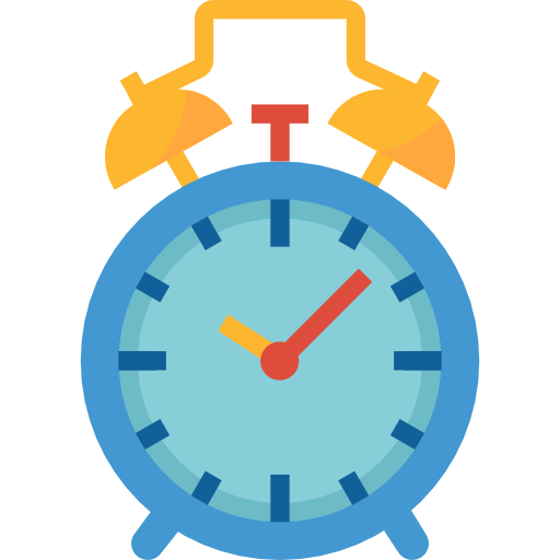 Alarm clock Aphiradee (monkik) Flat icon