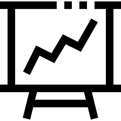 wykres liniowy Pixelmeetup Lineal ikona