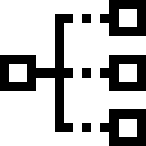 diagrama de flujo Pixelmeetup Lineal icono
