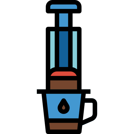 aeropress Aphiradee (monkik) Lineal Color icono