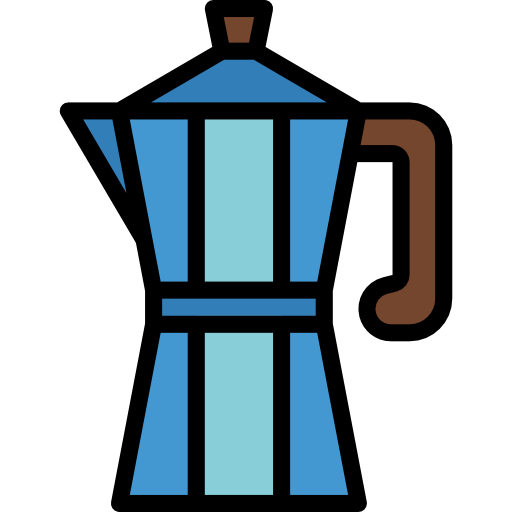 cafetera Aphiradee (monkik) Lineal Color icono