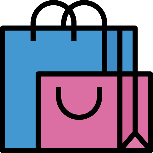 bolsas de compra Aphiradee (monkik) Lineal Color icono