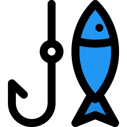 Fishing Pixel Perfect Lineal Color icon