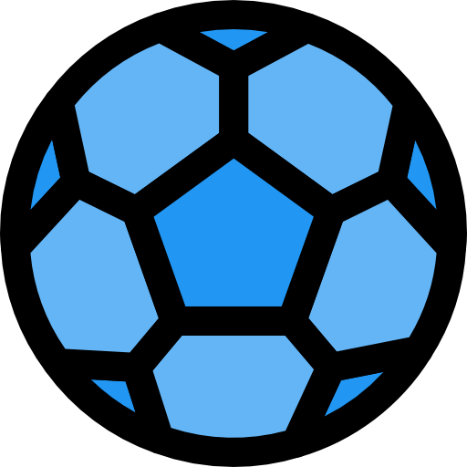 palla da calcio Pixel Perfect Lineal Color icona