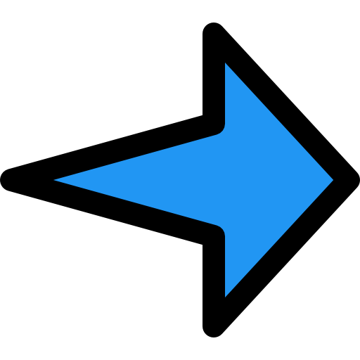 flecha correcta Pixel Perfect Lineal Color icono