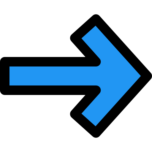 Right arrow Pixel Perfect Lineal Color icon