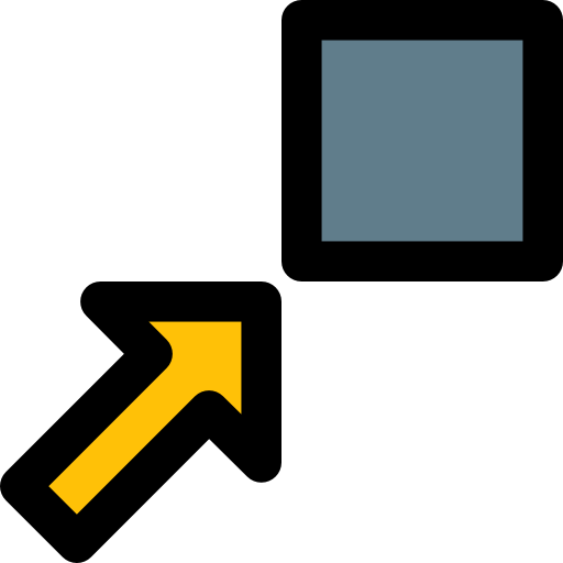disminución Pixel Perfect Lineal Color icono