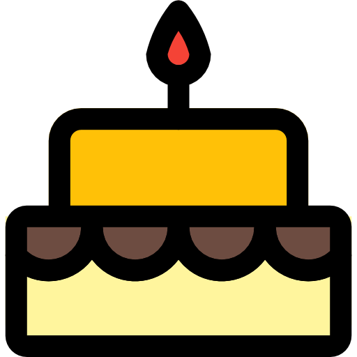 Cake Pixel Perfect Lineal Color icon