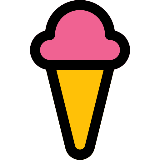 Ice cream Pixel Perfect Lineal Color icon