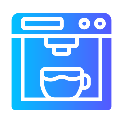 Кофе-машина Generic Flat Gradient иконка