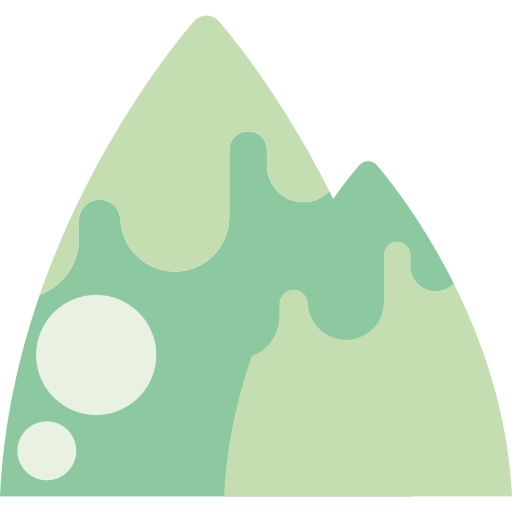 pico de la montaña Generic Flat icono