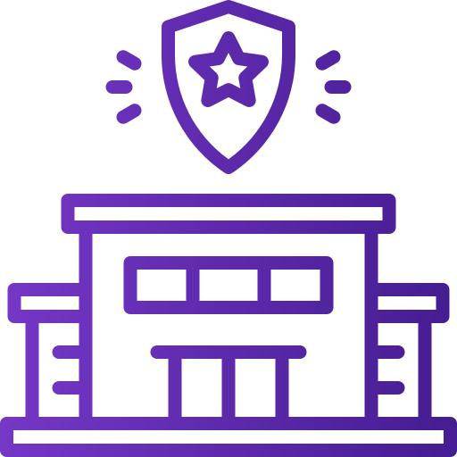Police station Generic Gradient icon