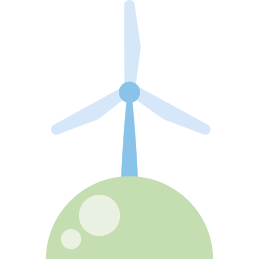 molino eólico Generic Flat icono