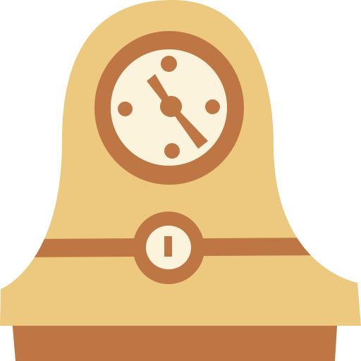 reloj Cartoon Flat icono