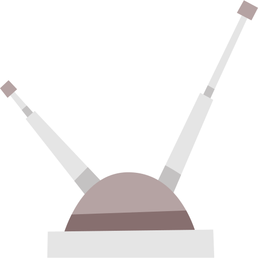 antenne Cartoon Flat icoon