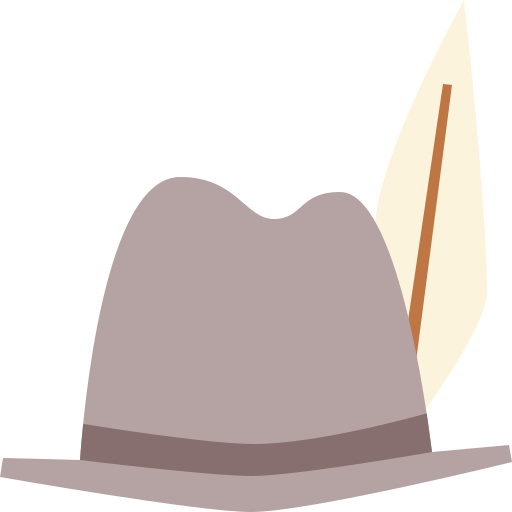 chapeau Cartoon Flat Icône