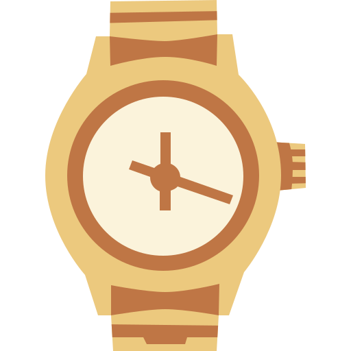 horloge Cartoon Flat icoon