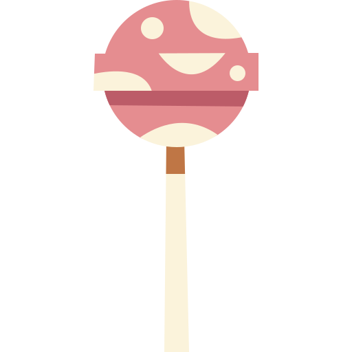 사탕 과자 Cartoon Flat icon