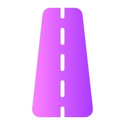 autostrada Generic Flat Gradient ikona