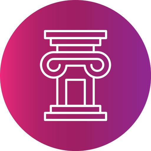 Column Generic Flat Gradient icon
