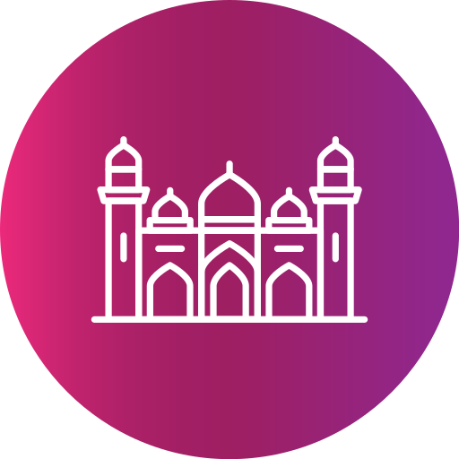 moskee Generic Flat Gradient icoon