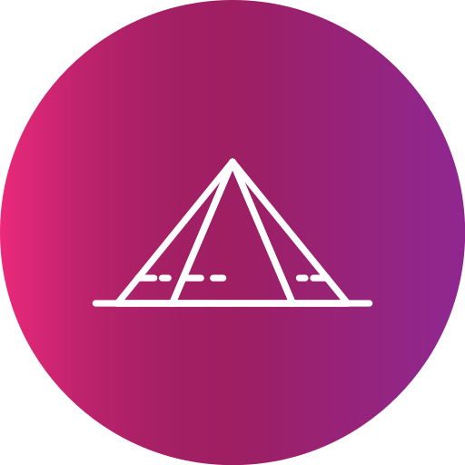 Pyramid Generic Flat Gradient icon
