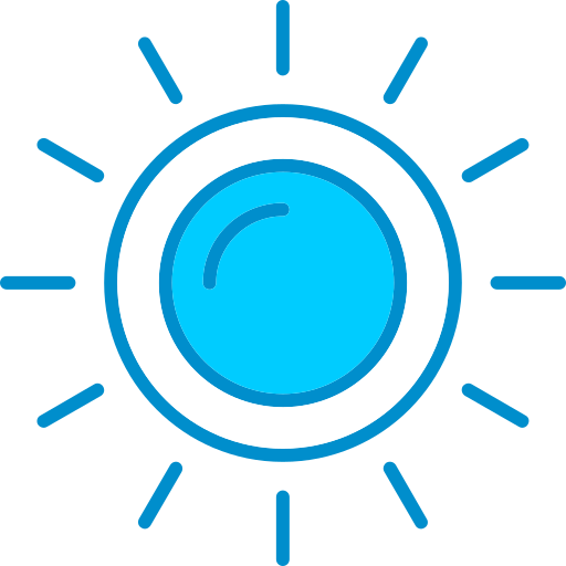 Sun Generic Blue icon