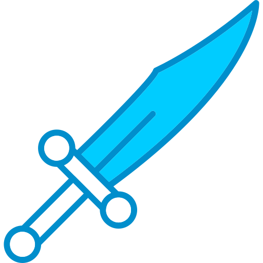 dague Generic Blue Icône
