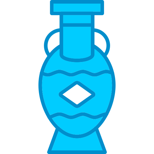 vaso Generic Blue Ícone