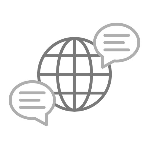 Global communication Generic Grey icon