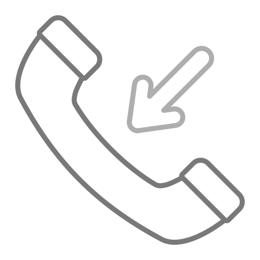 電話の着信 Generic Grey icon