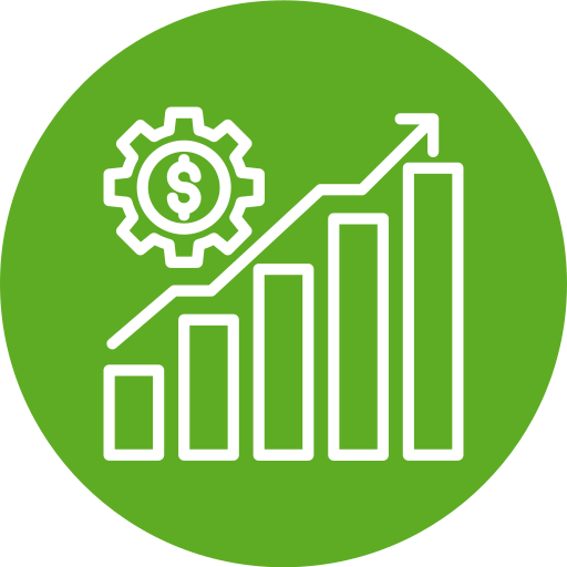 crecimiento del dinero Generic Flat icono