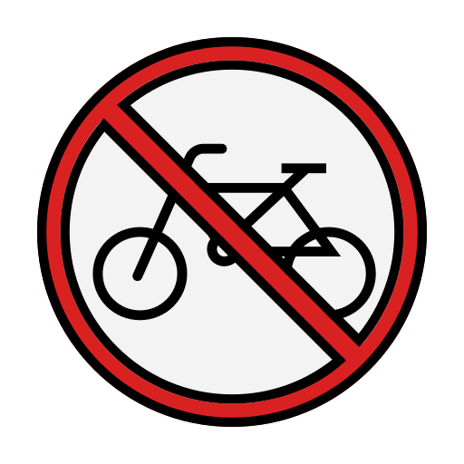 fahrrad Generic Outline Color icon