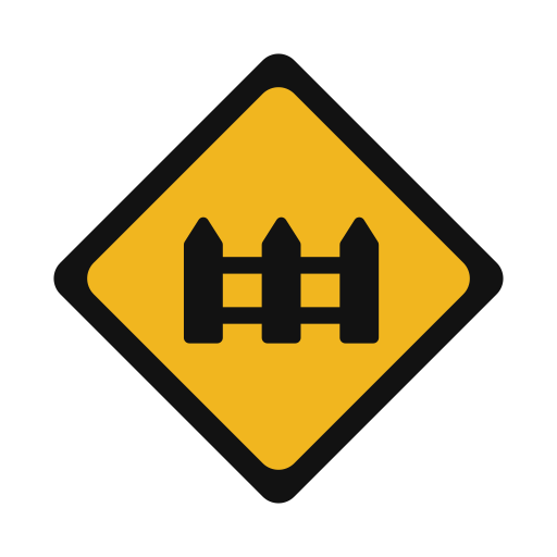 cruce de ferrocarril Generic Flat icono