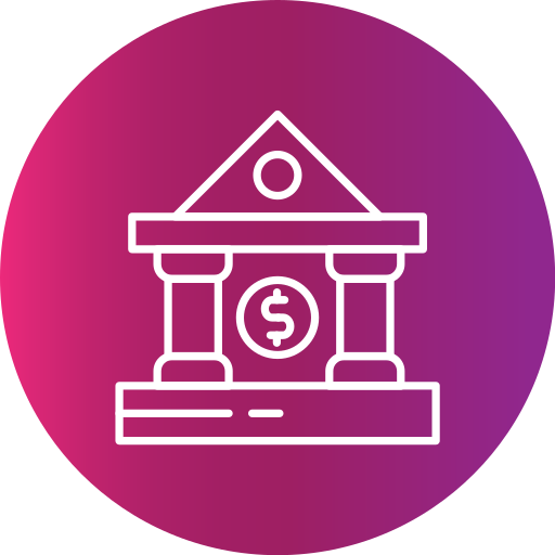 Bank Generic Flat Gradient icon
