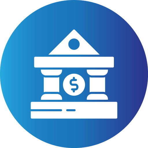 銀行 Generic Blue icon