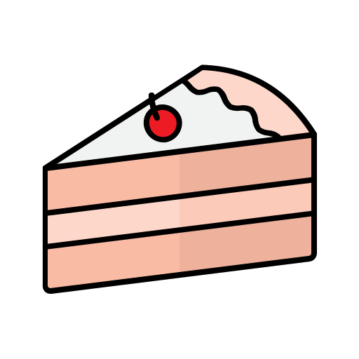 ケーキ Generic Outline Color icon