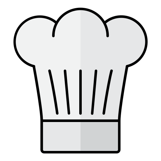 Chef hat Generic Outline Color icon