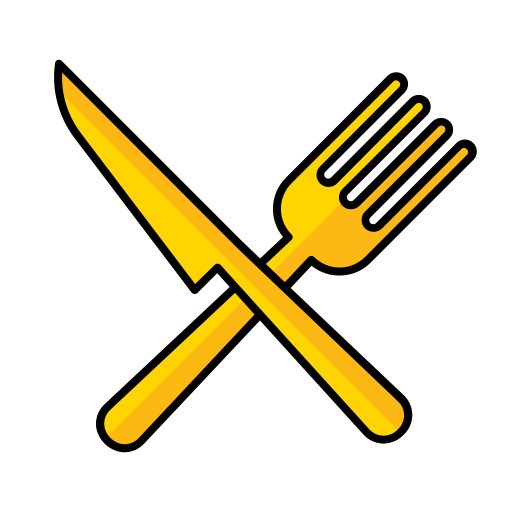 Cutlery Generic Outline Color icon