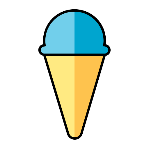 gelato Generic Outline Color icona