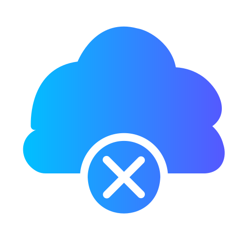 chmura obliczeniowa Generic Flat Gradient ikona