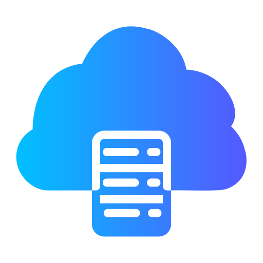 base de données en nuage Generic Flat Gradient Icône