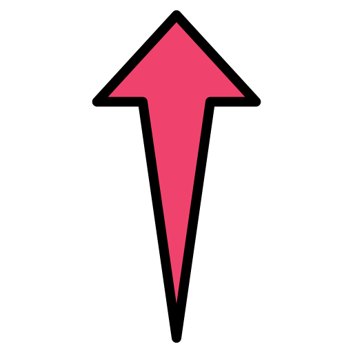 Up Generic Outline Color icon