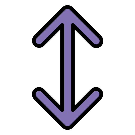 Up down Generic Outline Color icon