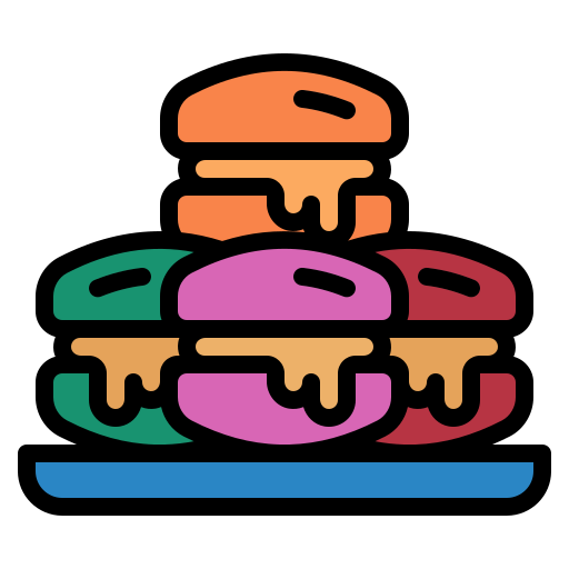 macaron Generic Outline Color icon