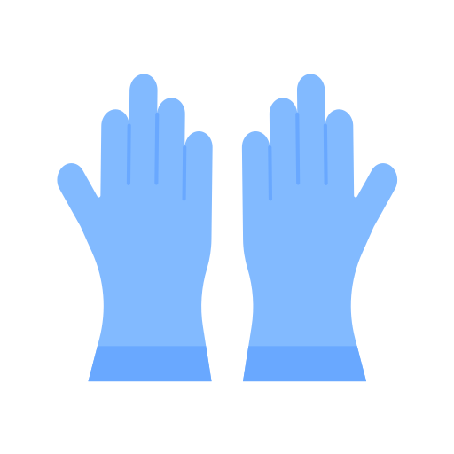 schoonmaak handschoenen Generic Flat icoon