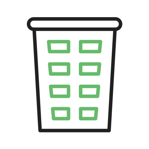 Laundry basket Generic Outline Color icon